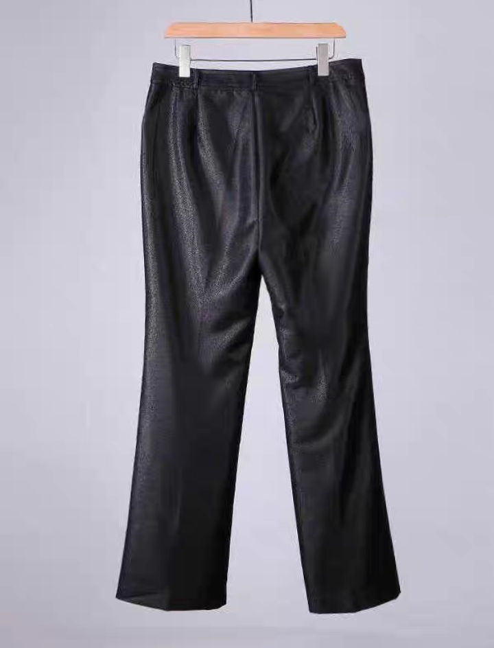 Thumbnail: Plus size formal black evening pants suit