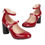 Thumbnail: Womens fashion leather shoes