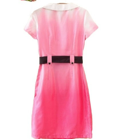 Thumbnail: Short sleeves  tie die chic summer dress