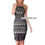 Thumbnail: Womens fashion short  backless black lace evening dress
