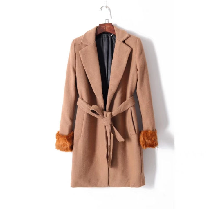 Thumbnail: Womens wool winter coat
