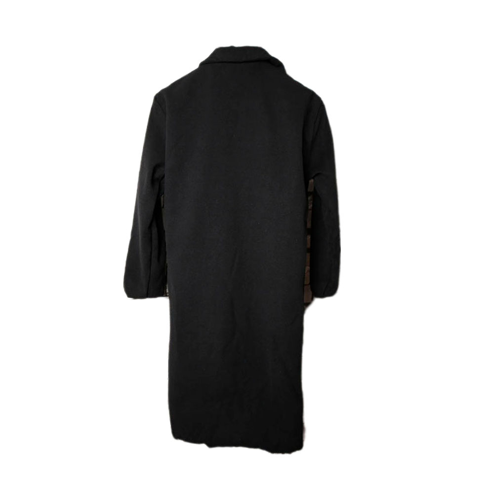 Thumbnail: Womens black wool  coat