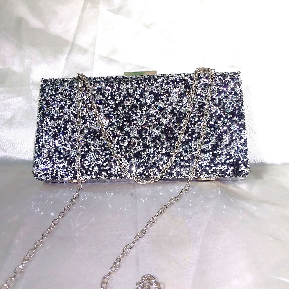 black silver evening bag Womens fashion evening bridal party cocktail handbag