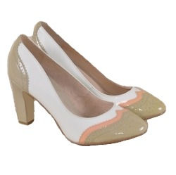 Thumbnail: Womens fashion low heels shoes