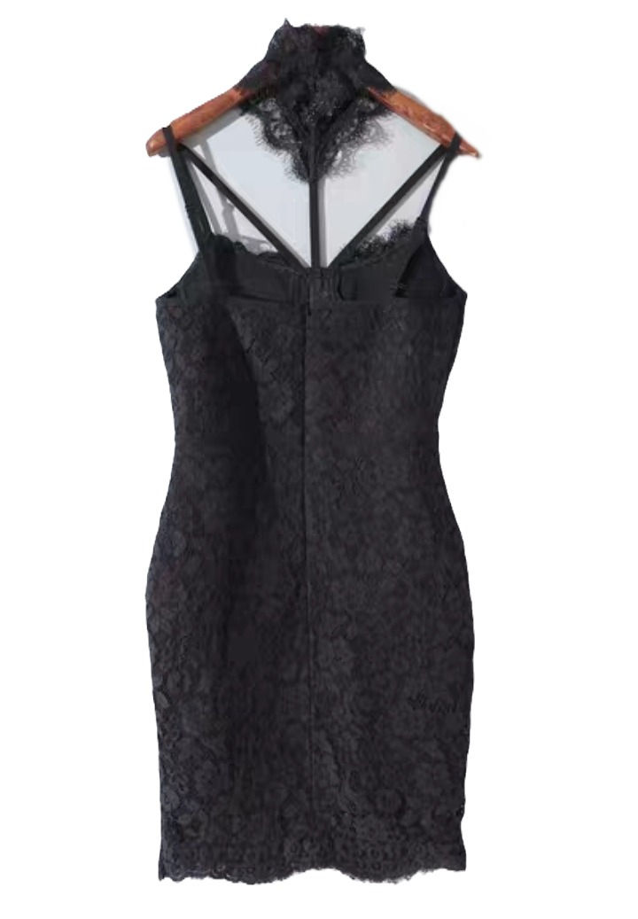 Thumbnail: Sexy corset top lace dress