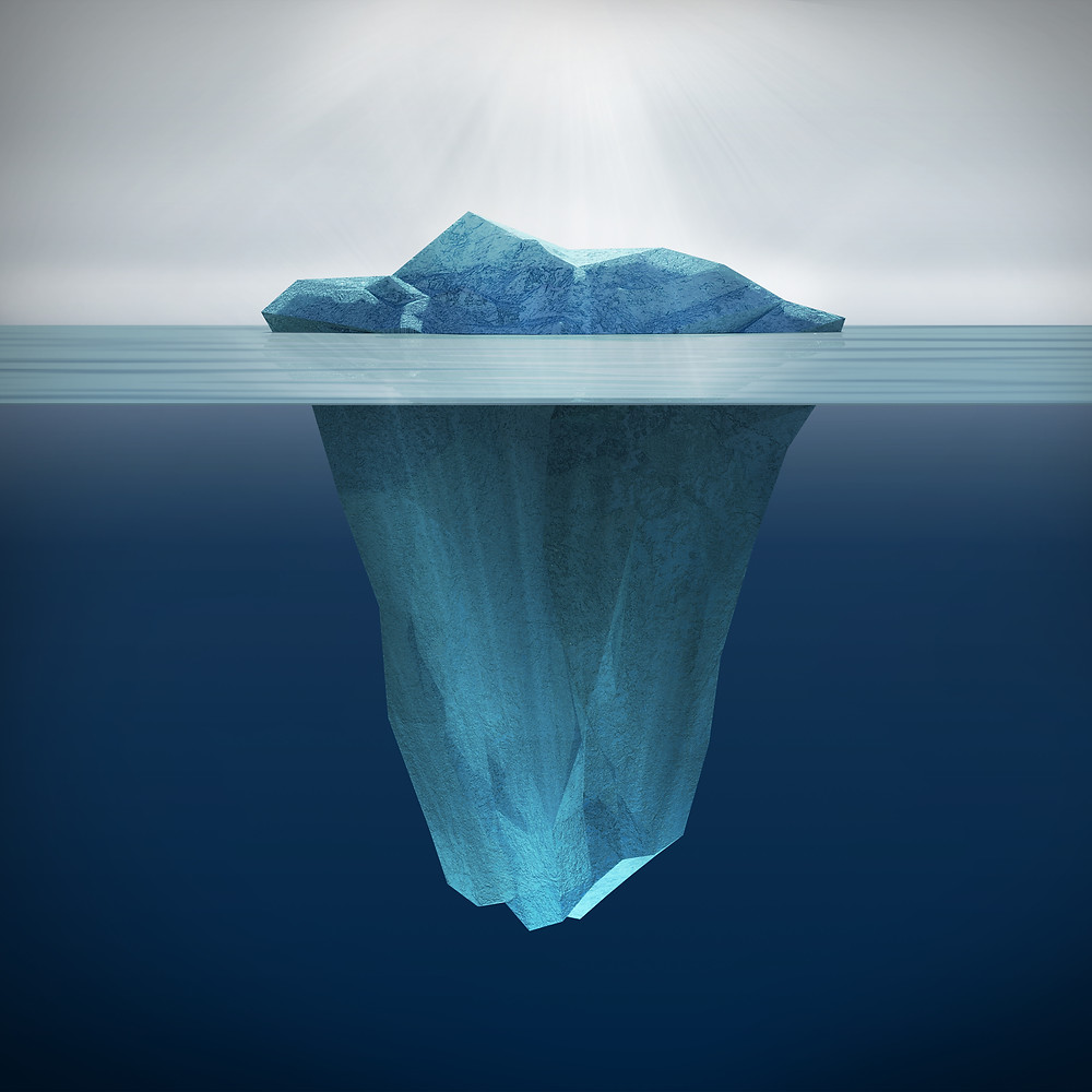 The proverbial tip of the iceberg...