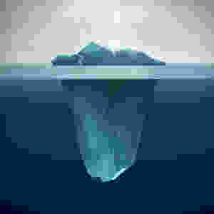 The proverbial tip of the iceberg...