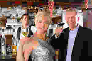 Consciously unshackled - a couple toast their wedding vow revision ceremony