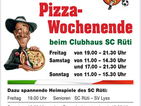 Saisonstart mit Pizza-Wochenende