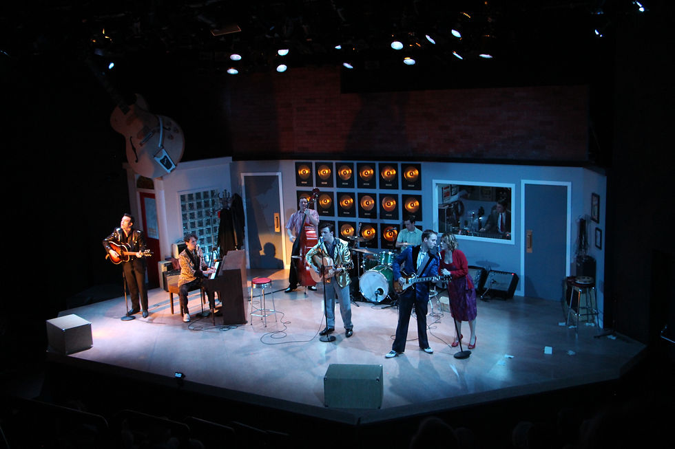 Million Dollar Quartet Set Design