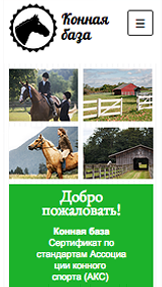 Спорт и отдых website templates – Конный спорт