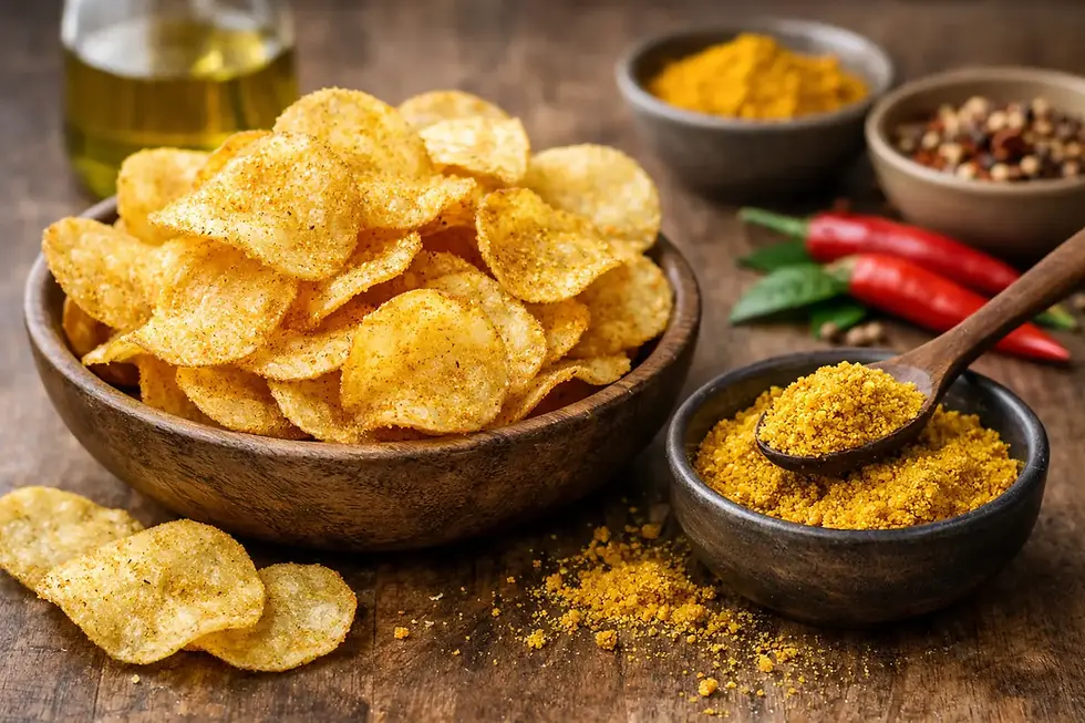 How to Season Chips with Curry Salt at Home