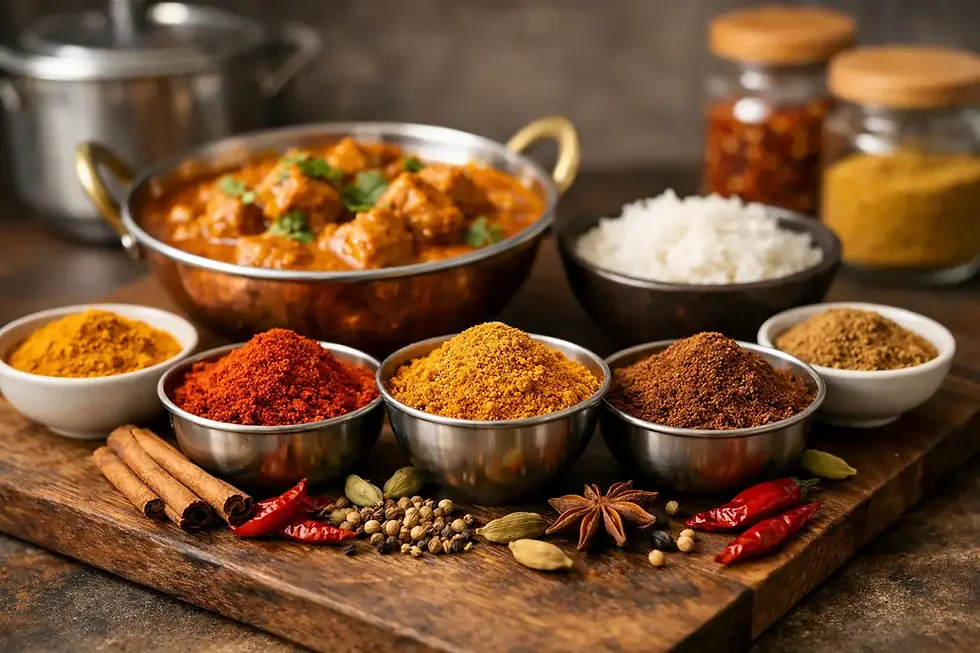 Restaurant Style Curry Blends at Home