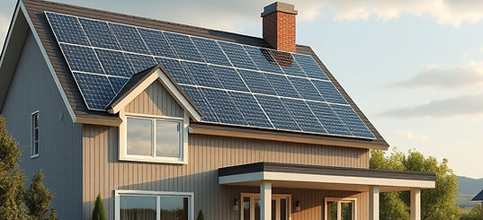 home with solar panels hyper realsitic.jpg