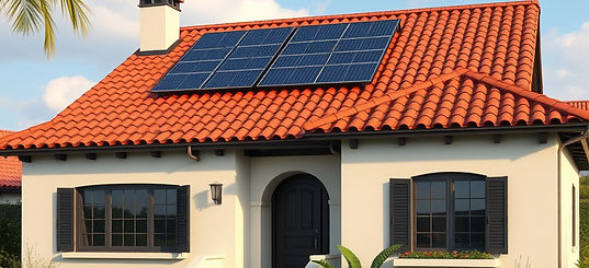 hyper realistic home with spanish tile r