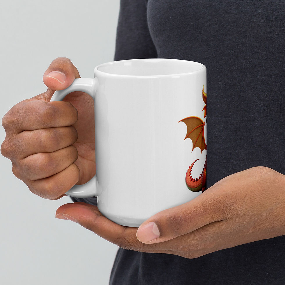 Miniature : White glossy mug