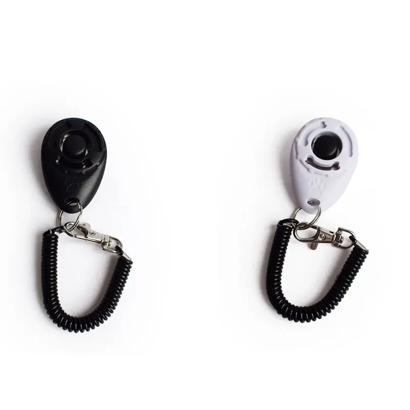 Thumbnail: 2pcs Dog Clicker Toys Pet Tranining Clickers Obedience Dog Cat Training Trainer