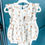Thumbnail: Flutter Sleeve Short Romper - Dots - Saffron
