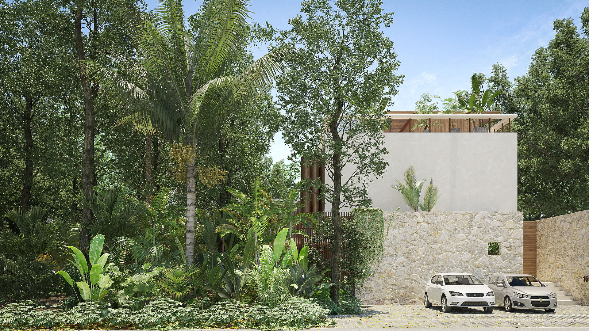 tescala | S2616 | fachada huéspedes