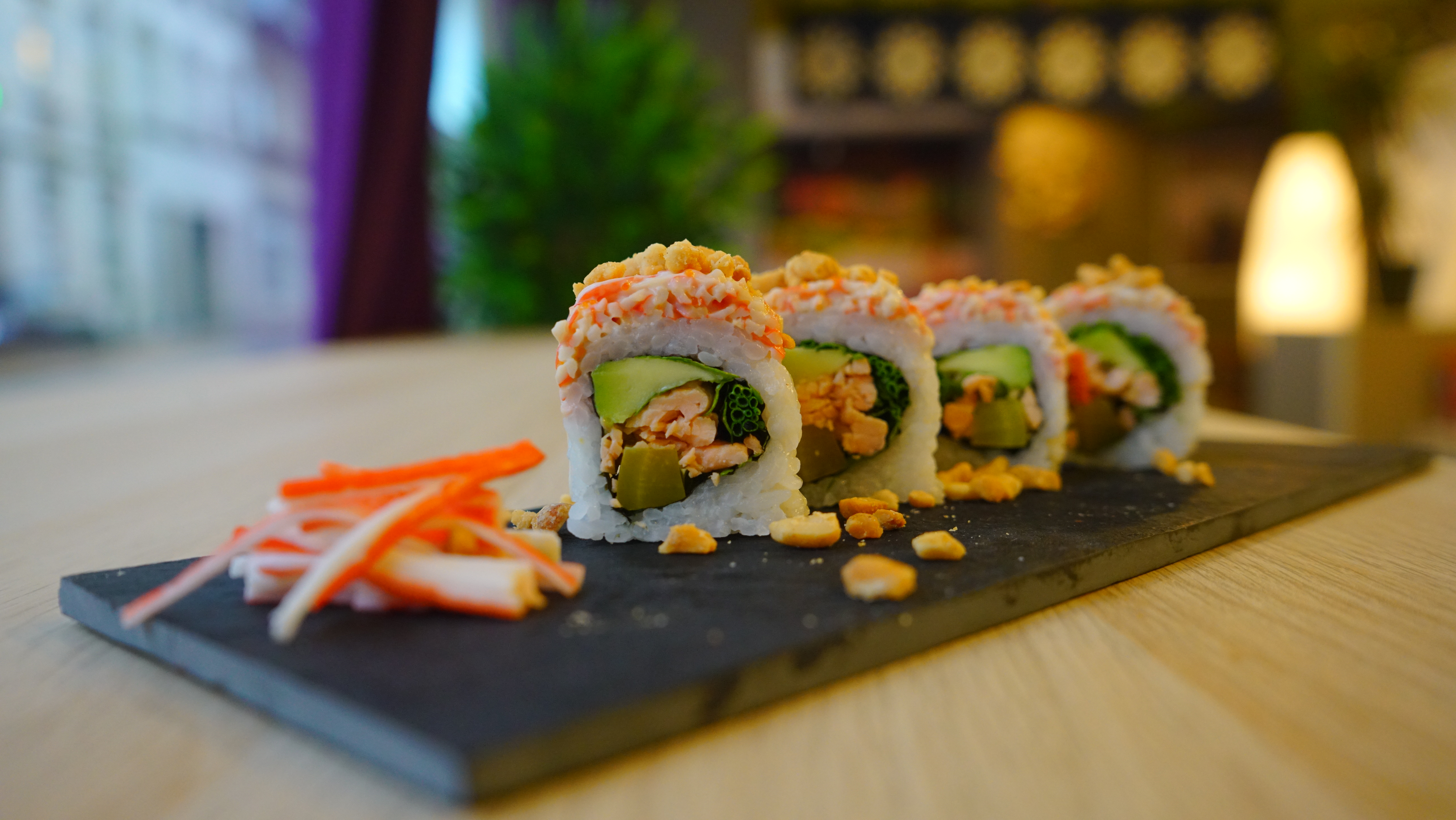 Arranged Food and Objects