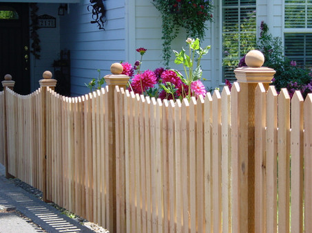 Picket Cedar Fence