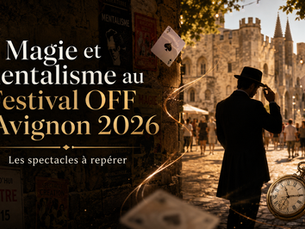 Spectacles de magie et mentalisme au OFF Avignon 2026