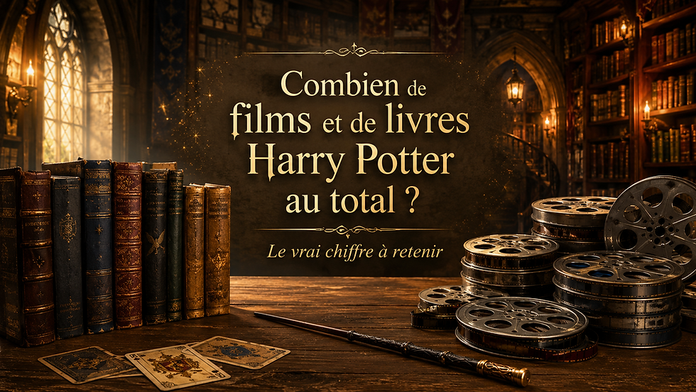 Combien de Film et livres Harry Potter au total ?