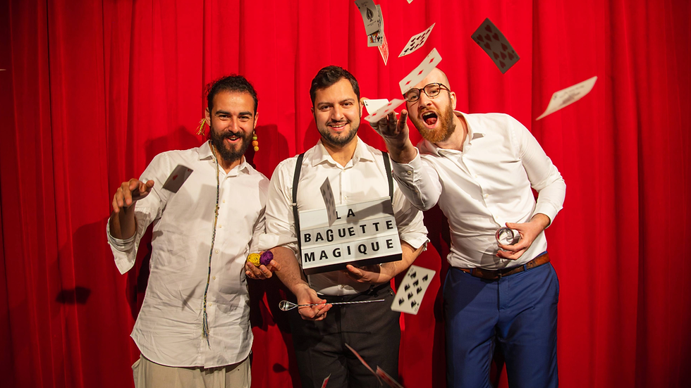 Les Fondateurs de la Baguette Magique à Lyon : Paulin, Andréa et Hugo