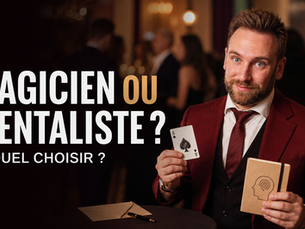 Jérémy Allimann en magicien et mentaliste pour une animation d’événement