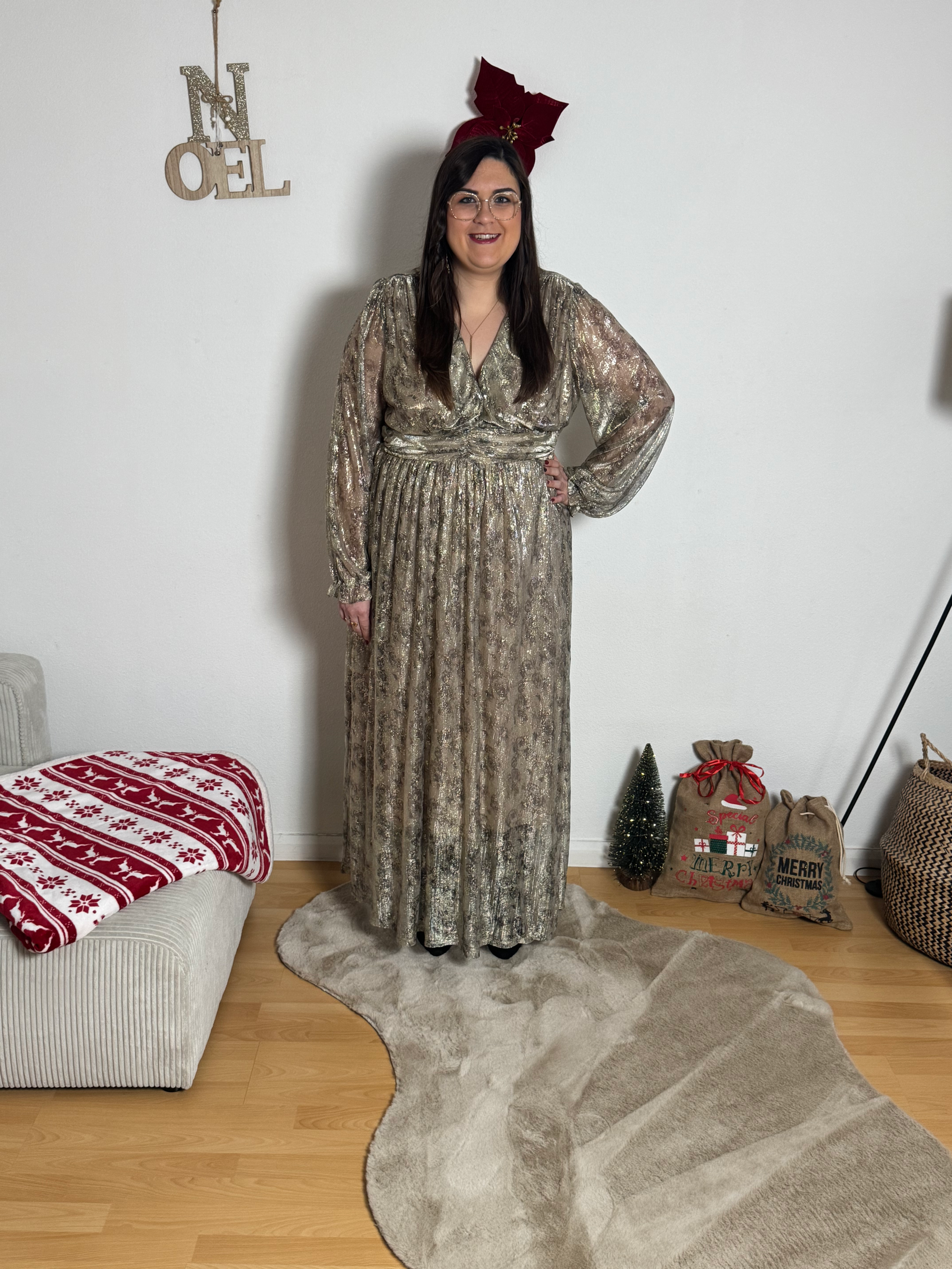 Robe Isabella Or +Size