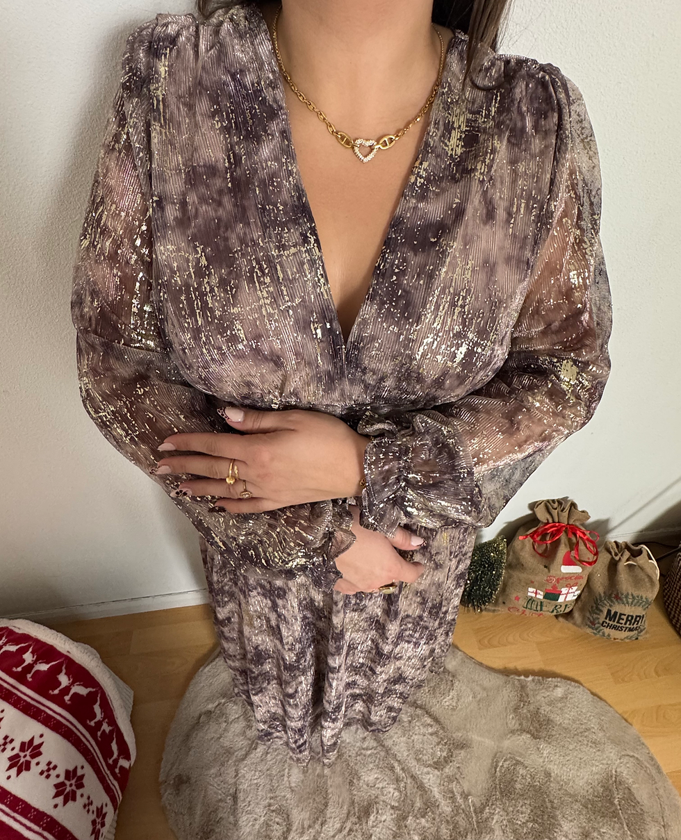 Miniature : Robe Isabella Rose gold