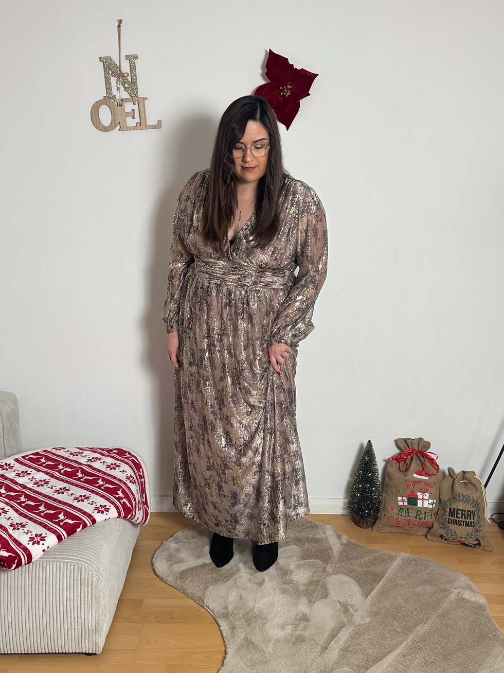 Miniature : Robe Isabella Rose Gold +Size