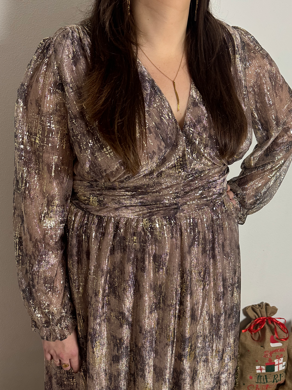 Miniature : Robe Isabella Rose Gold +Size
