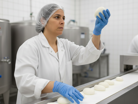 Proceso de selección de una mozzarella
