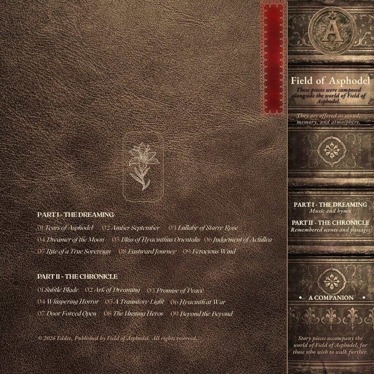 Asphodel Soundtrack Booklet