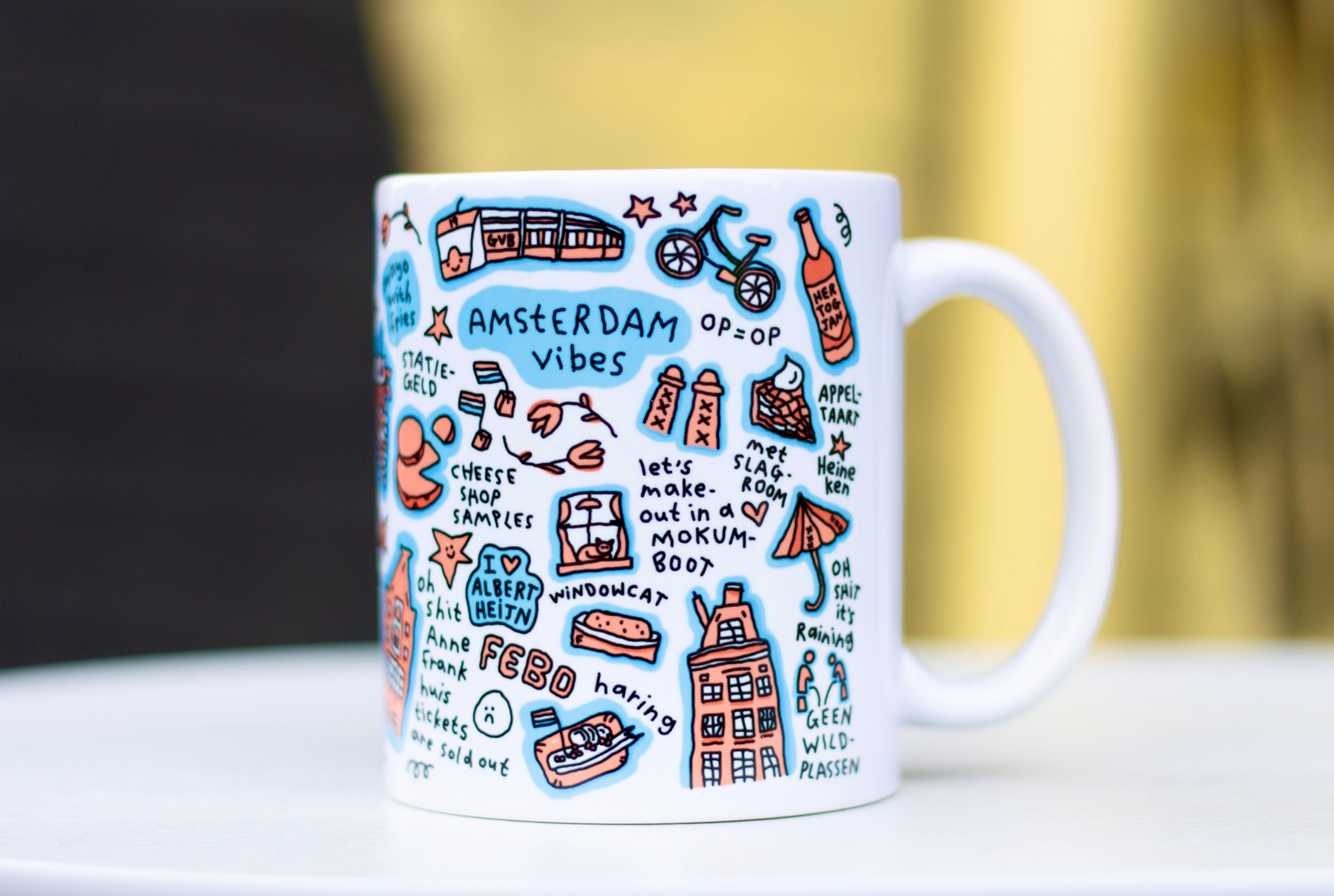 Amsterdam Doodle mug