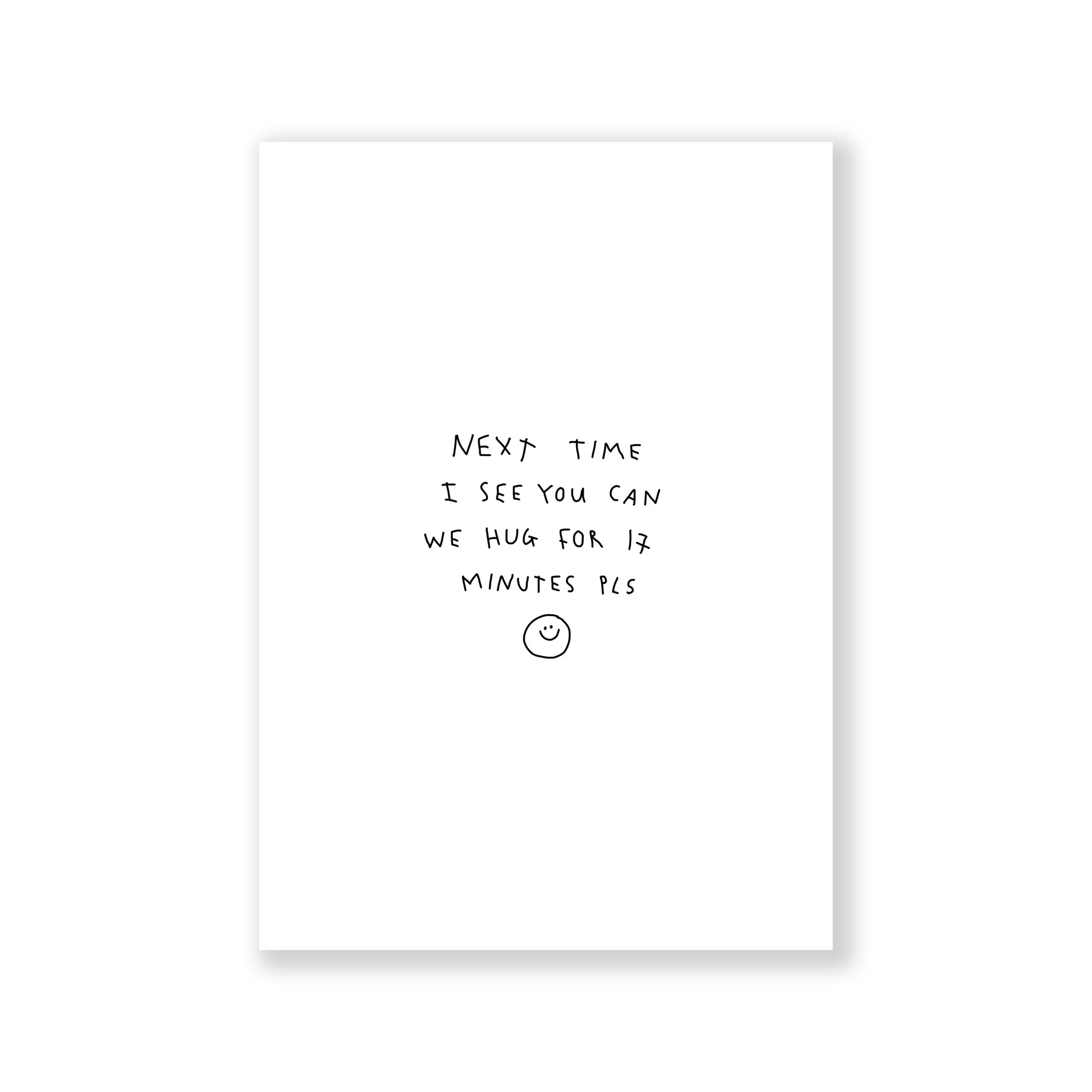 Carte postale&nbsp;: la prochaine fois que je te vois