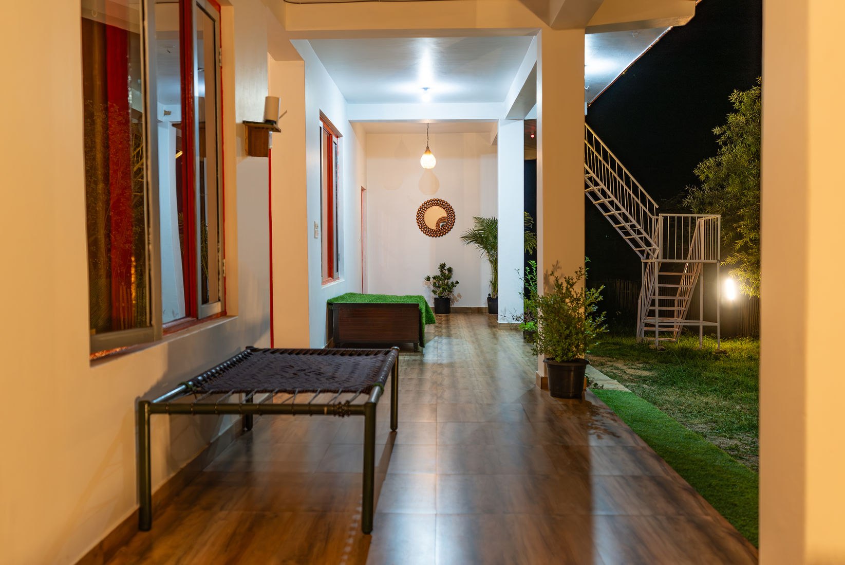 Exterior of Earth Homes Bir, vibrant and colorful design, welcoming ambiance, eye-catching exteriors, stunning photography, natural light highlights, harmonious colors, scenic surroundings, charming retreat, serene environment, picturesque views, artistic architecture, rustic charm, tranquil vibes, modern yet natural, inviting outdoor spaces, colorful and appealing, bright and lively exteriors, all-angle captures, seamless design, scenic Bir location, warm and vibrant stay, thoughtfully designed exteriors, peaceful and scenic retreat, nature-inspired aesthetics, eco-friendly architecture, light-filled outdoor spaces, stylish and cozy, unique design elements, rustic yet modern, memorable first impression.