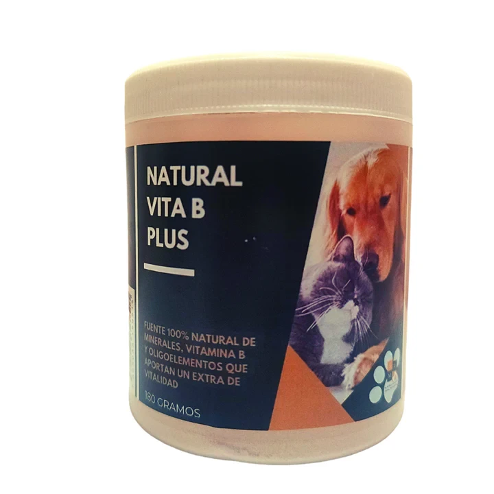 NATURAL VITA B PLUS Nutrientes 100% Naturales Perros Y Gatos Faltos De Energia