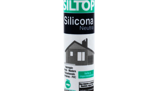 Siltop Silicona Neutra Titanio 280ml