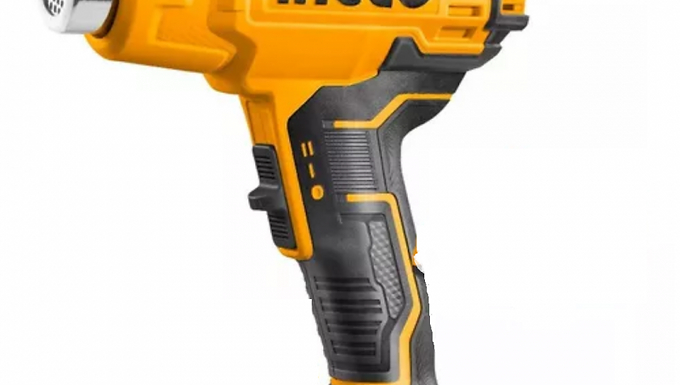 PISTOLA DE CALOR INDUSTRIAL INALAMBRICA ANALOGA 300/550°C 20V INGCO HGLI2002