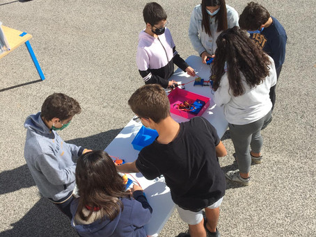 uma semana de criatividade para os alunos da escola