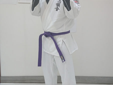 大田区 萩中 志誠會 空手 2級取得者!