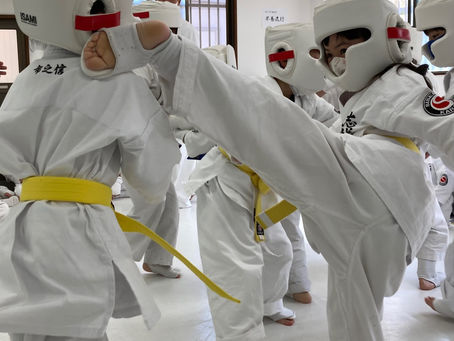 大田区 萩中 志誠會 空手 本大会に向けた組手大会ごっこ!2023.4.9 ㉝