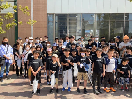 太田区 萩中 志誠會 空手 清掃活動第一回2022.4.10