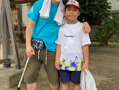 大田区萩中志誠會空手 第5回清掃活動 2023.7.9 ⑧