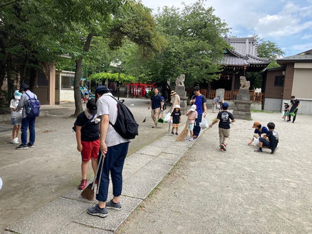 大田区萩中志誠會空手 第5回清掃活動 2023.7.9 ④