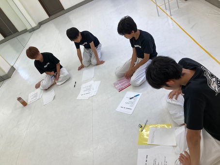 大田区 萩中 志誠會 空手 昇段試験前 半日合宿 2023.7.16 ①