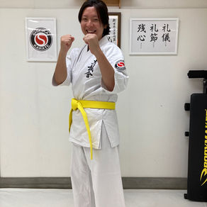 大田区 萩中 志誠會 空手 9級昇級!