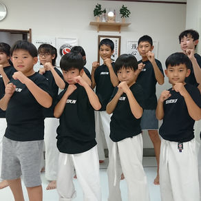 大田区 萩中 志誠會 空手 土曜18:00の面々!